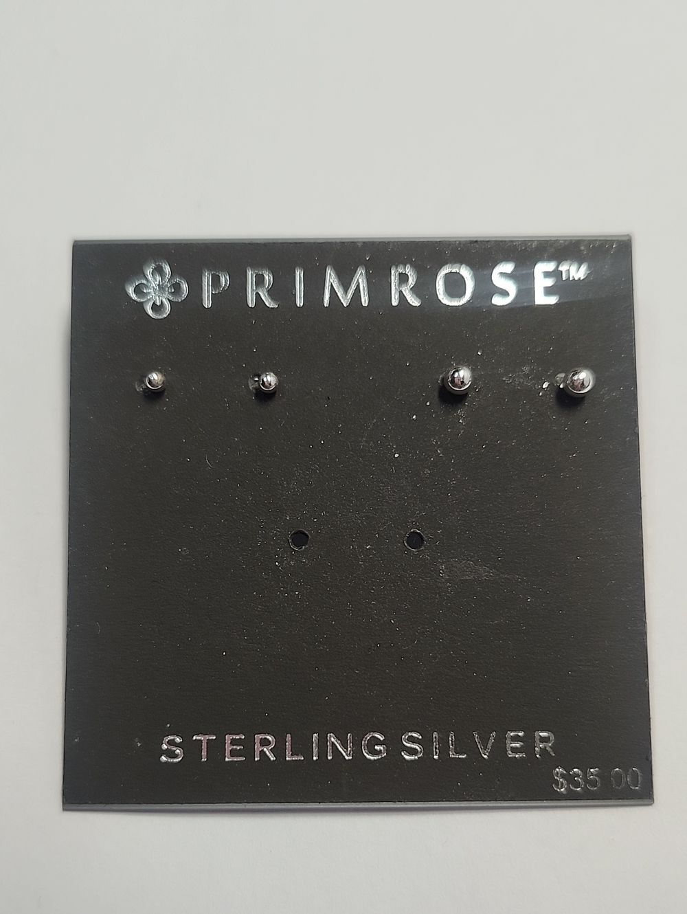 Primrose Sterling Silver Stud Earring Set - Silver